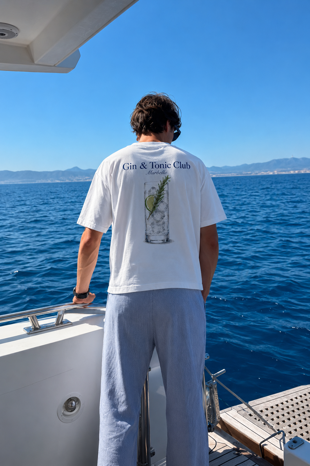 Gin & Tonic Club Marbella Oversized T-Shirt